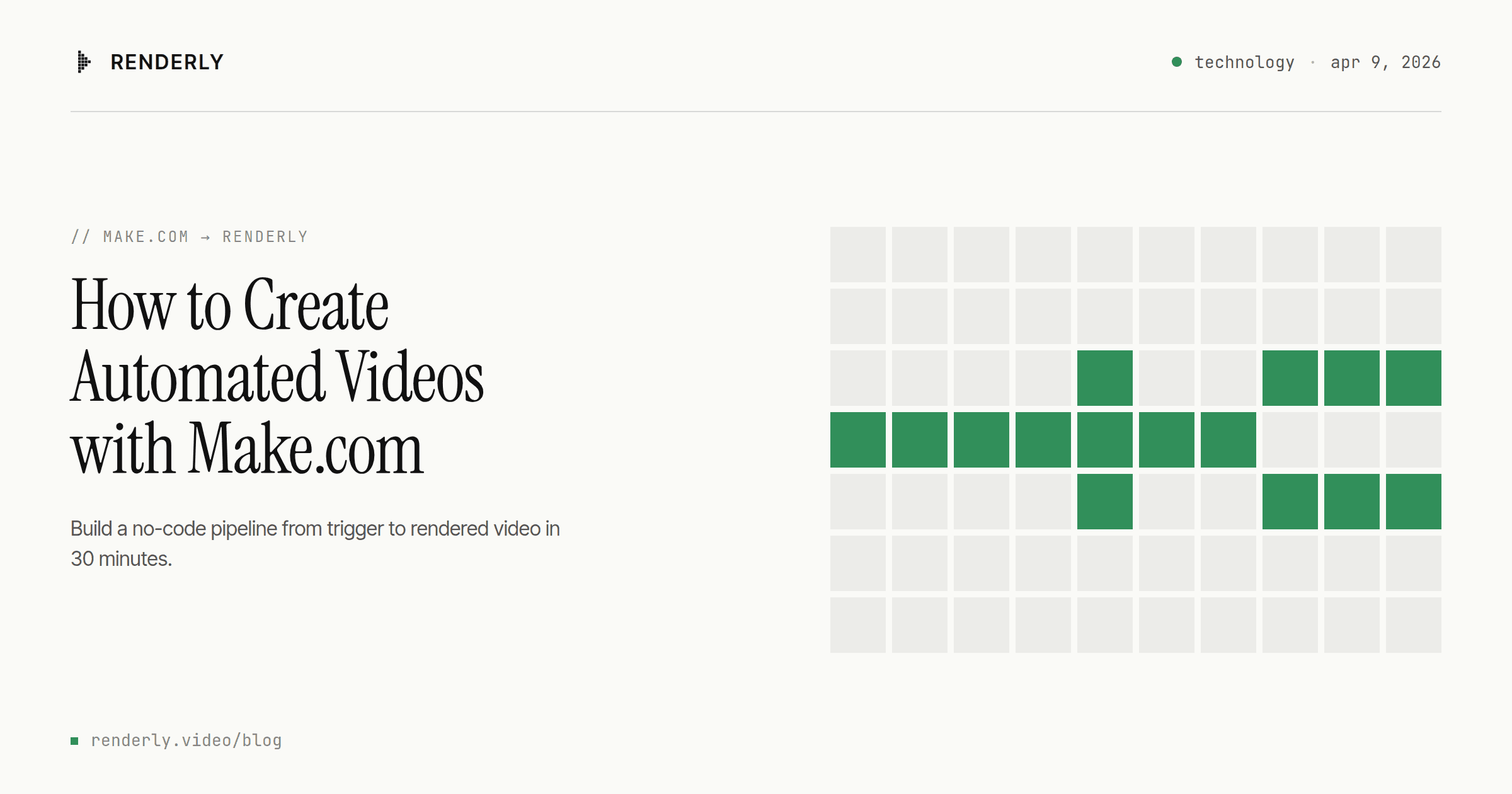 How to Create Automated Videos with Make.com (Step-by-Step Guide)