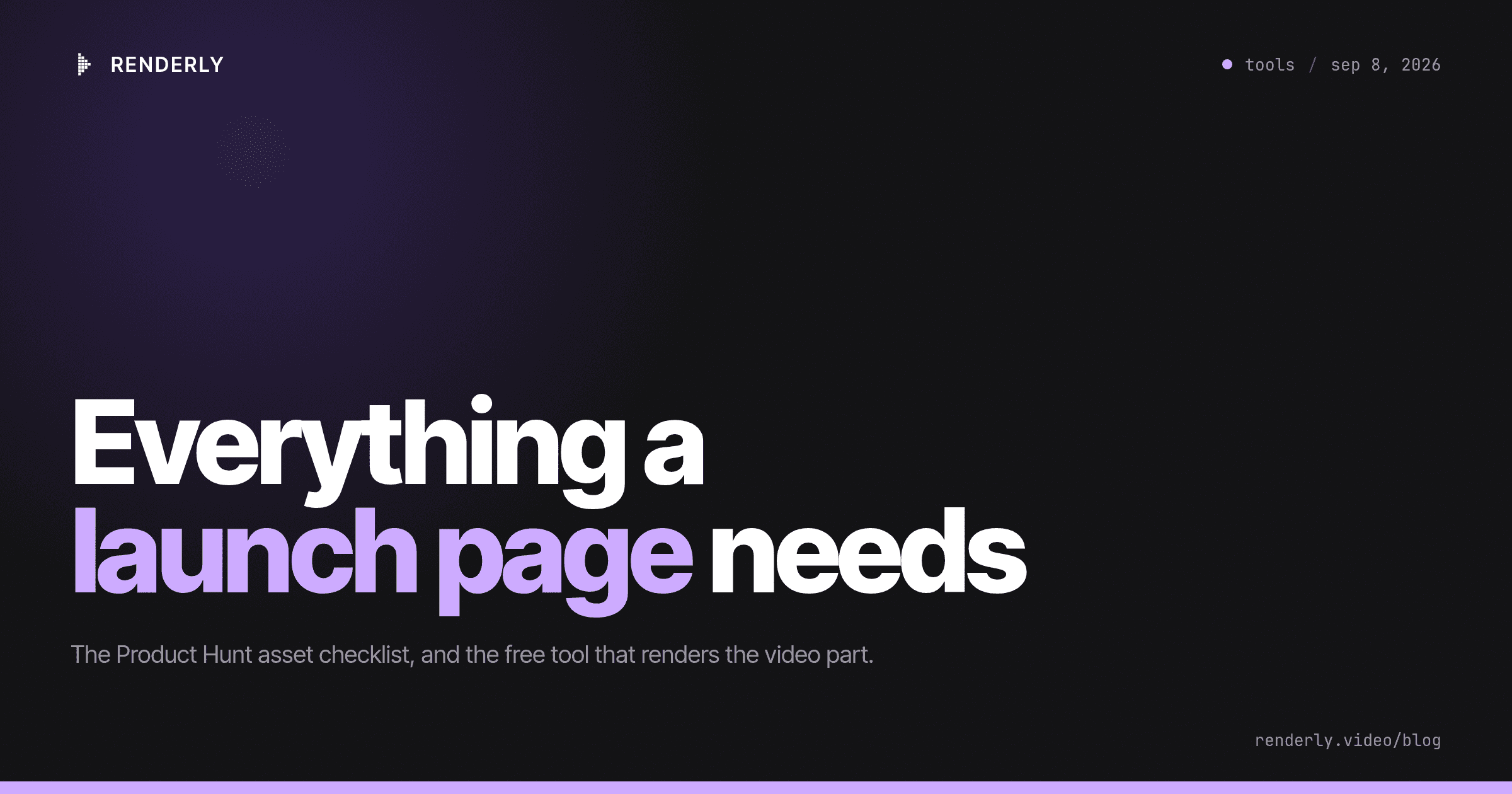 Product Hunt Launch Assets: The Checklist for Launch Day