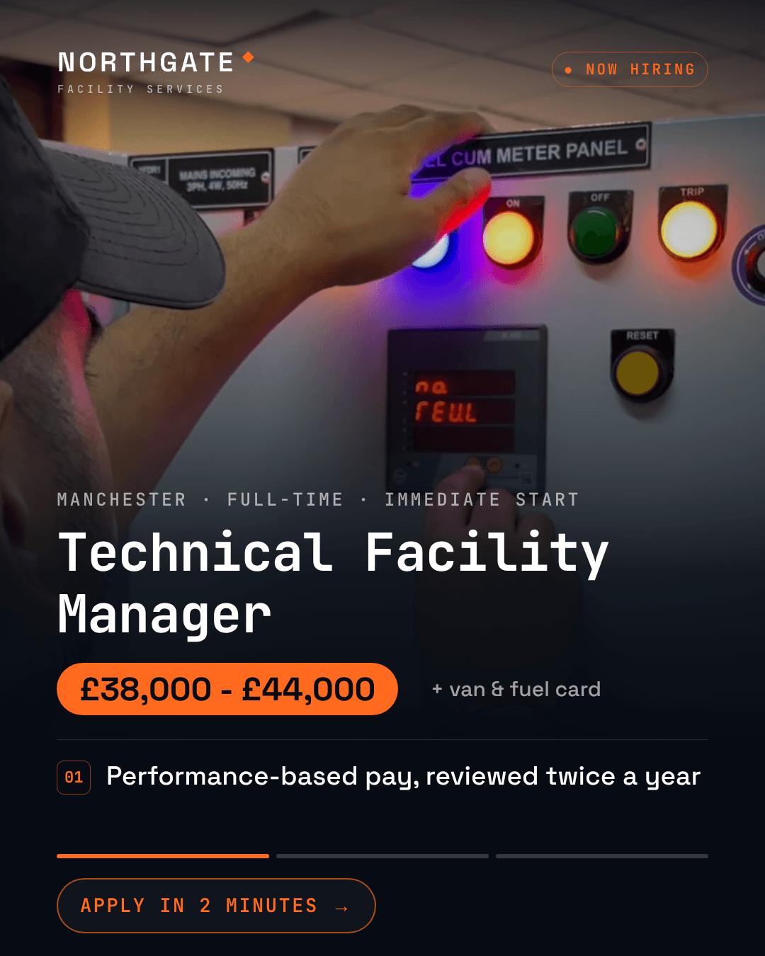 Shift - Cinematic Job Poster template preview