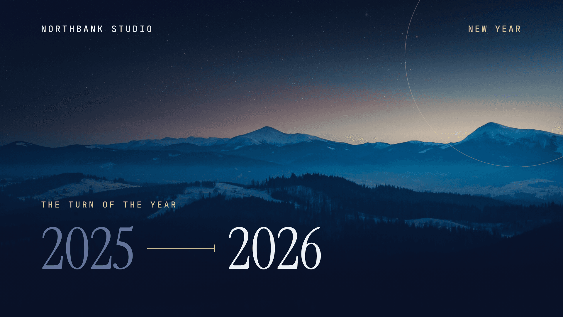 New Year Message & Reset template preview