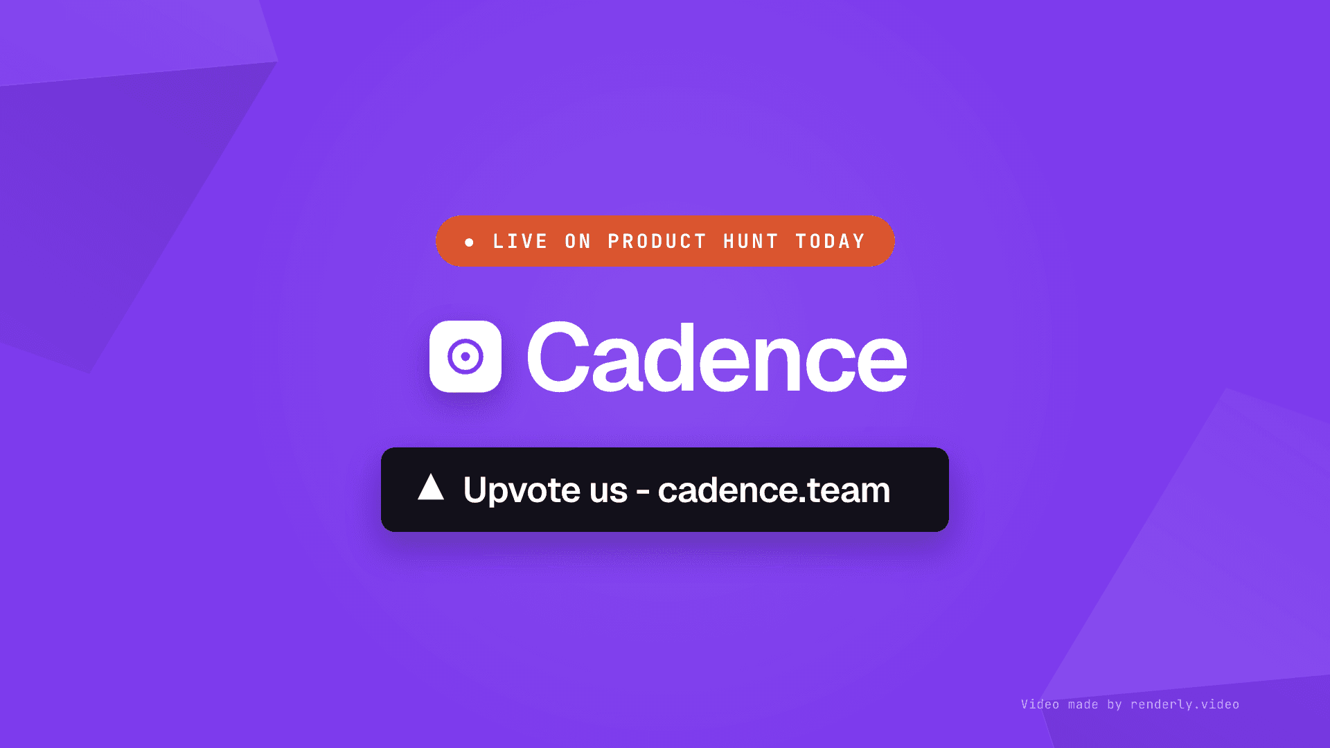 Product Hunt Launch - Typographic template preview