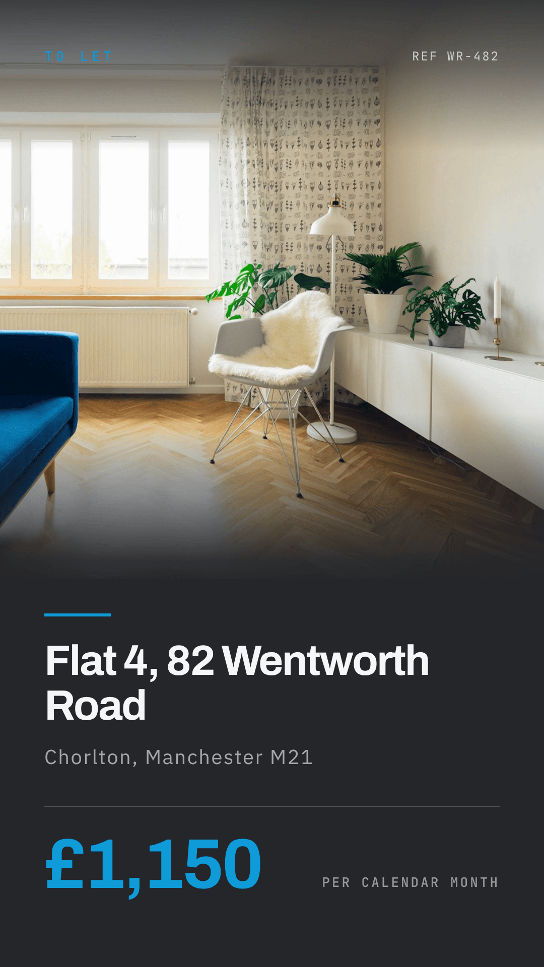 Rental Listing — Apartment template preview