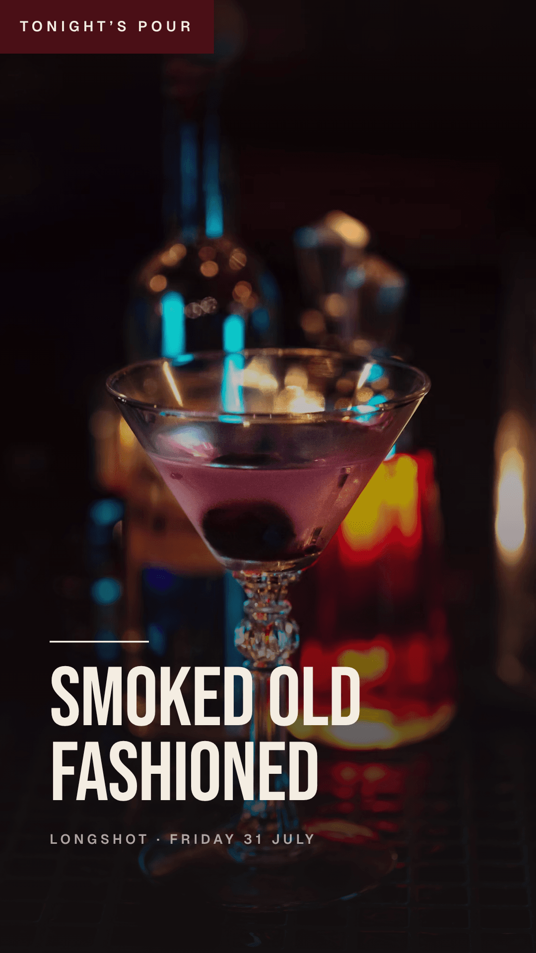 Last Call - Bar Special Card template preview