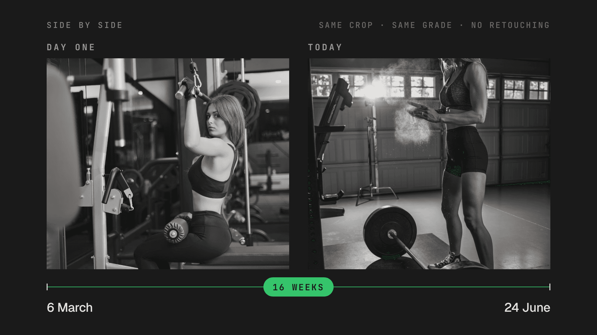Transformation / Before & After template preview