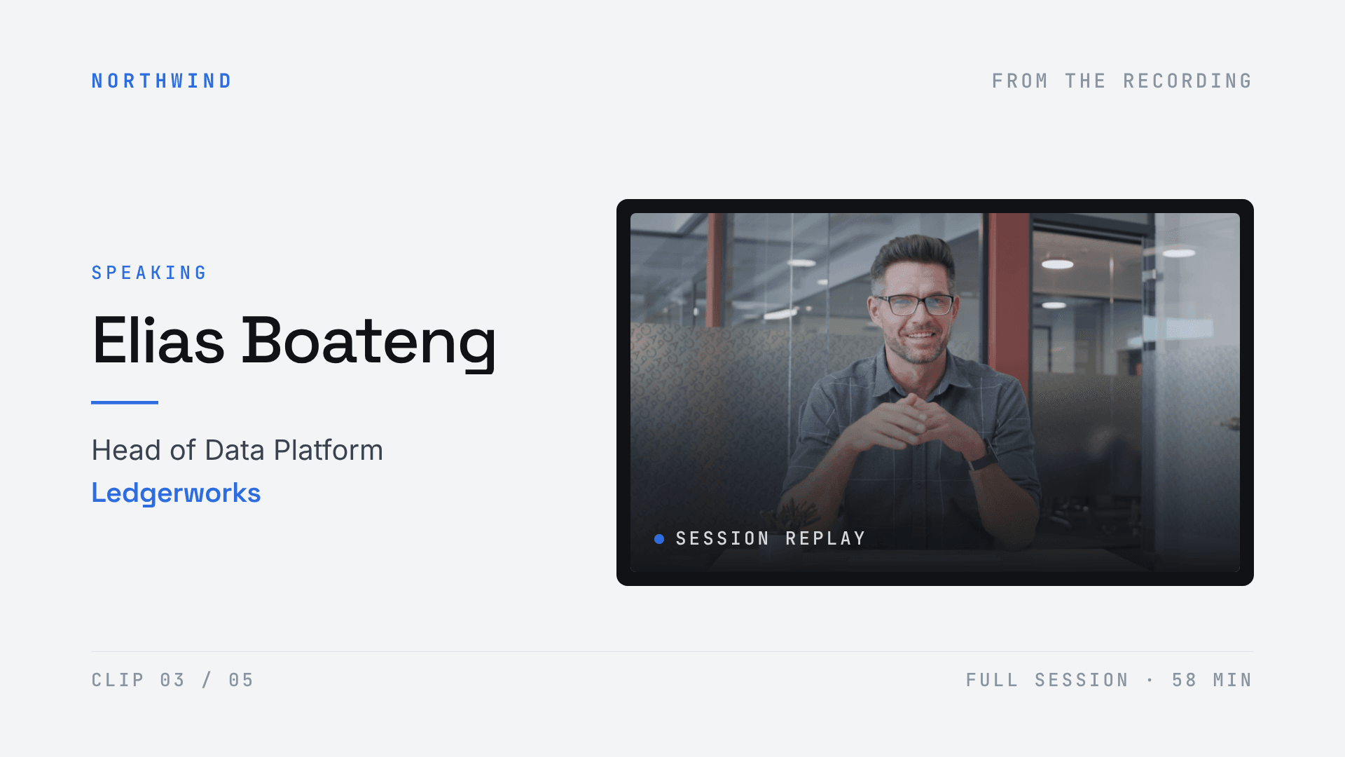 Webinar Replay Clip template preview