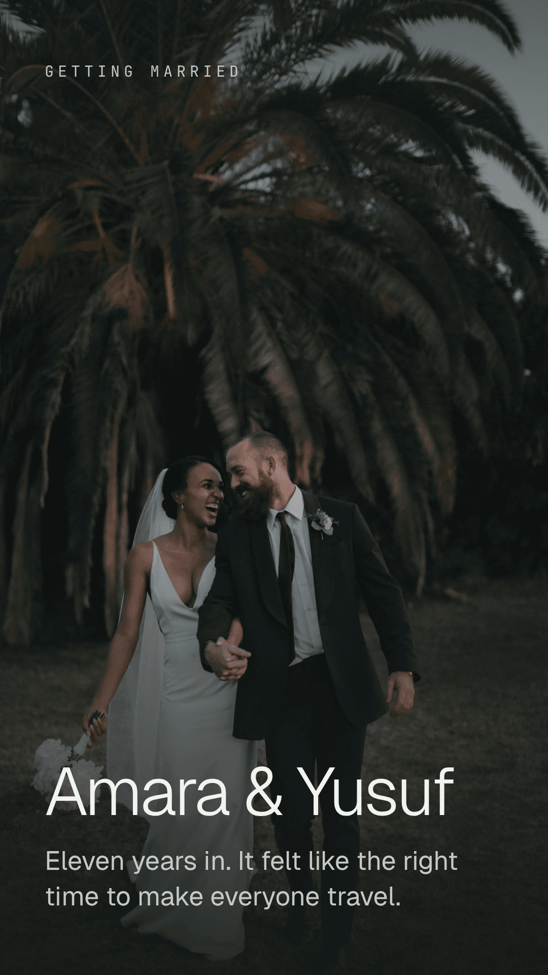 Wedding Invitation — Named For One Guest template preview