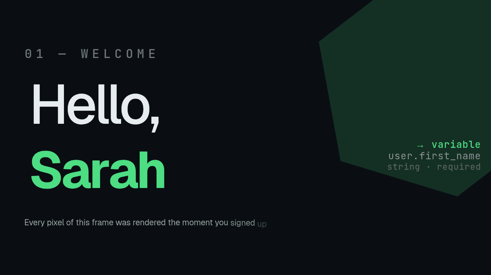 Welcome Video v2 template preview