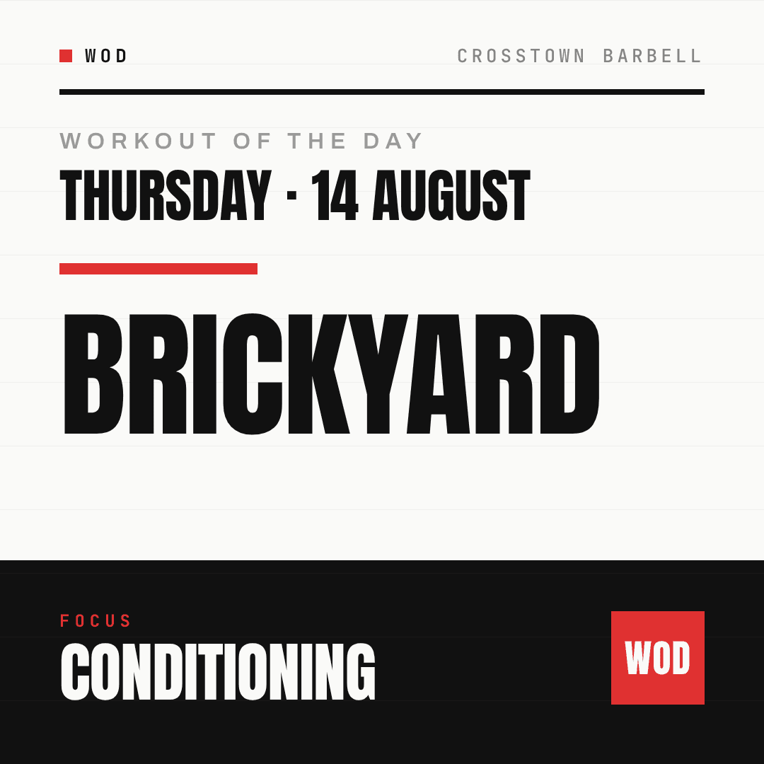 Workout of the Day template preview