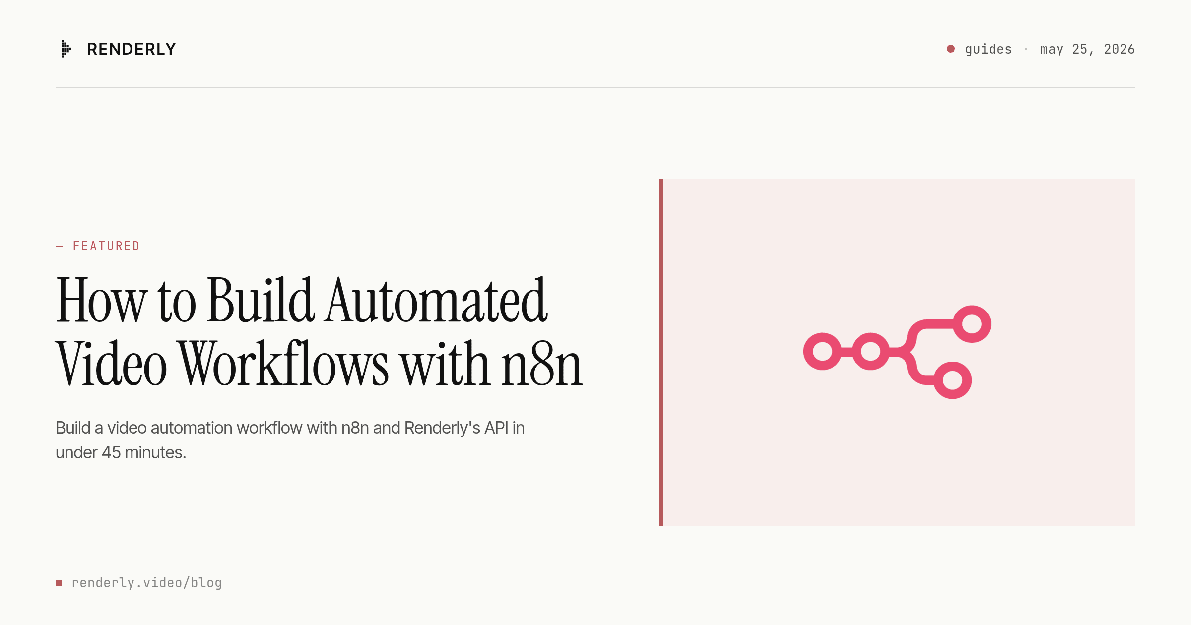 How to Build Automated Video Workflows with n8n (Step-by-Step Guide)