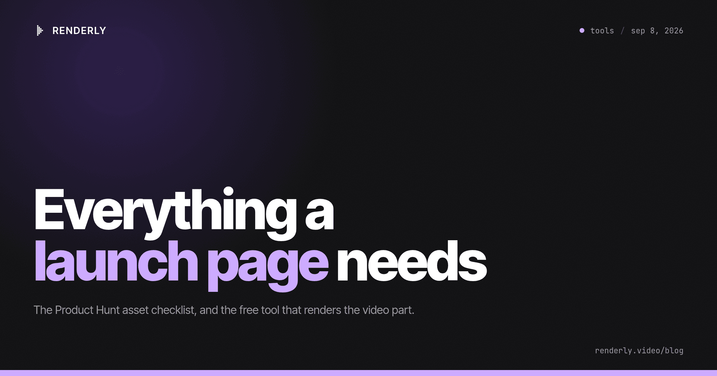 Product Hunt Launch Assets: The Checklist for Launch Day