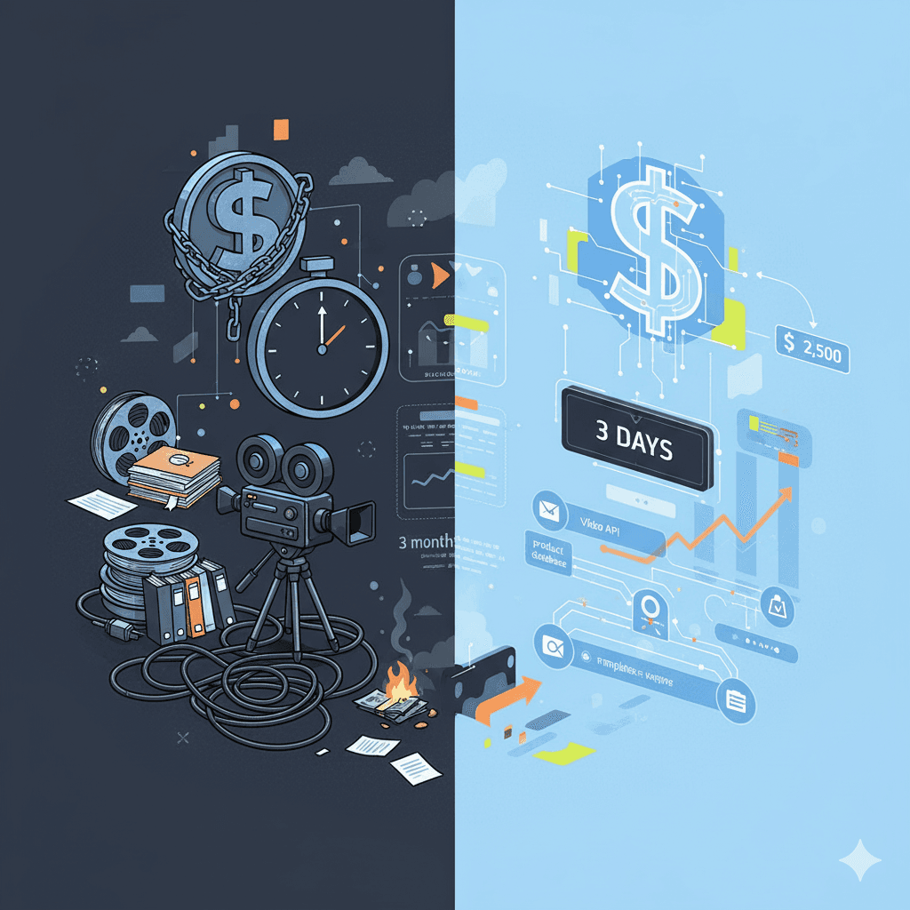 Video API vs Traditional Video Production: Cost Comparison for Businesses