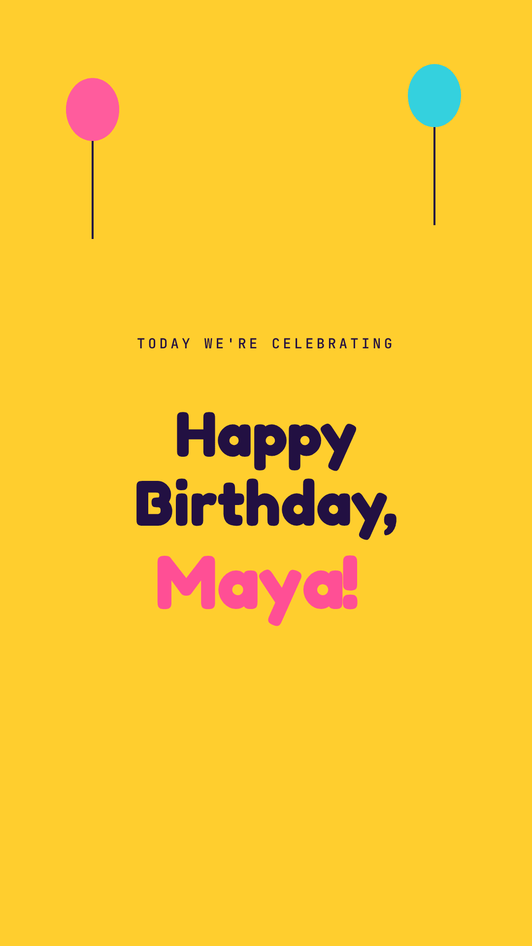 Birthday Celebration template preview