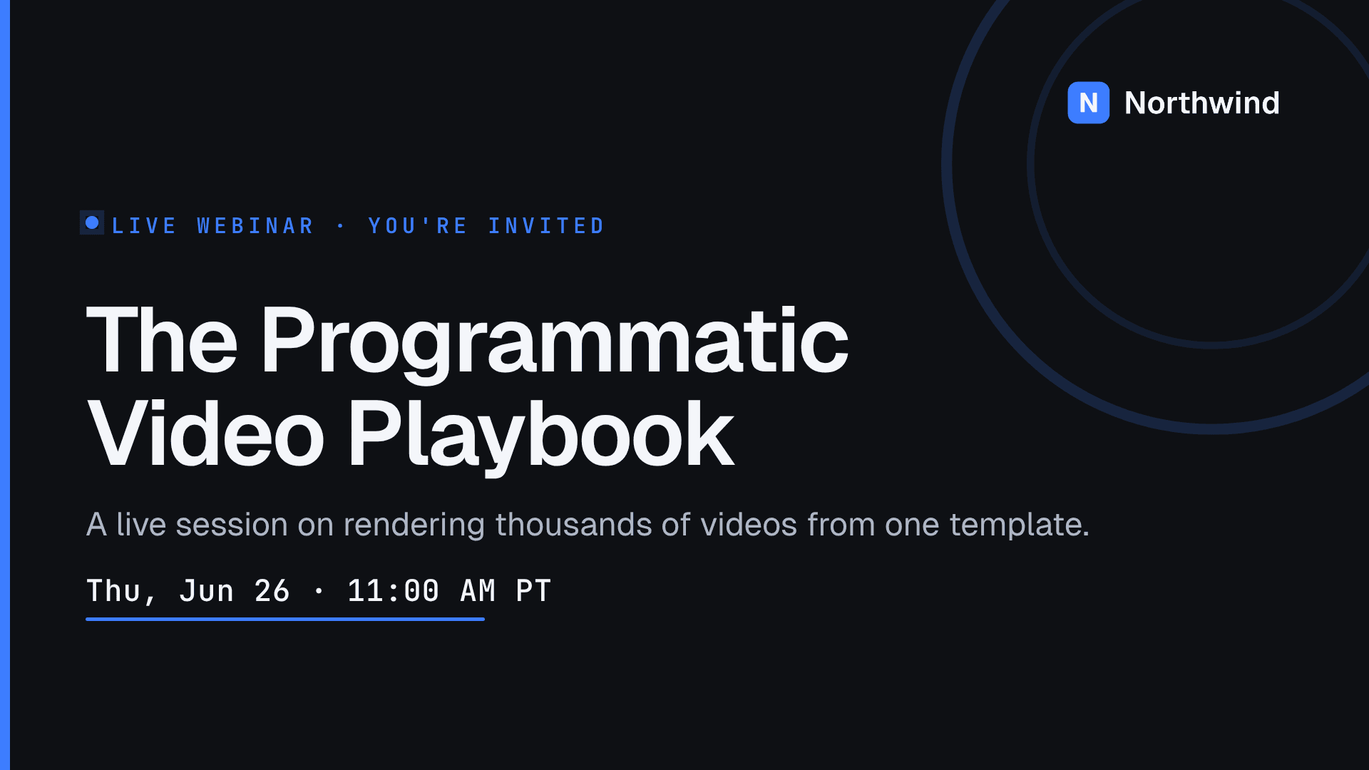 Event / Webinar — Promo + Reminder template preview