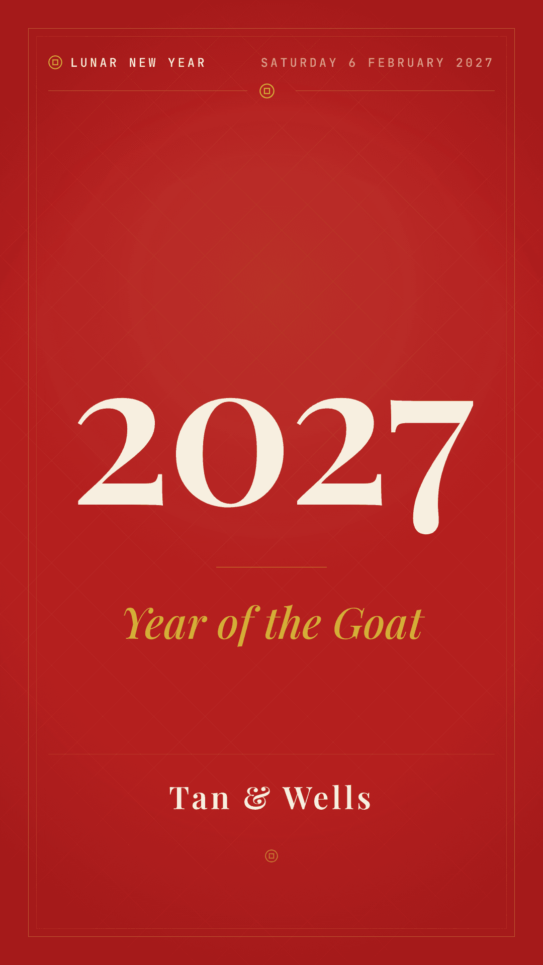 Lunar New Year Greeting template preview